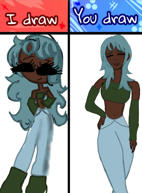 I draw you draw w Kk