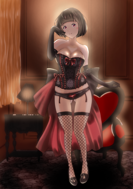 バーレスクの踊り子