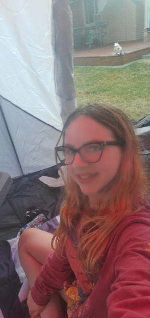 I'm being quarantined in a tent XD