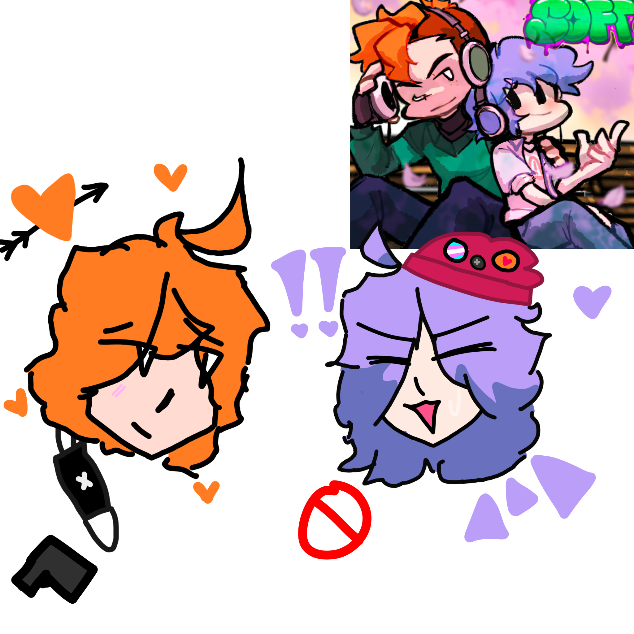 FNF soft mod! - ibisPaint