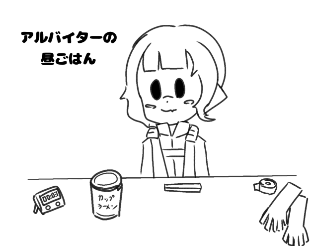 アルバイターの昼ごはん