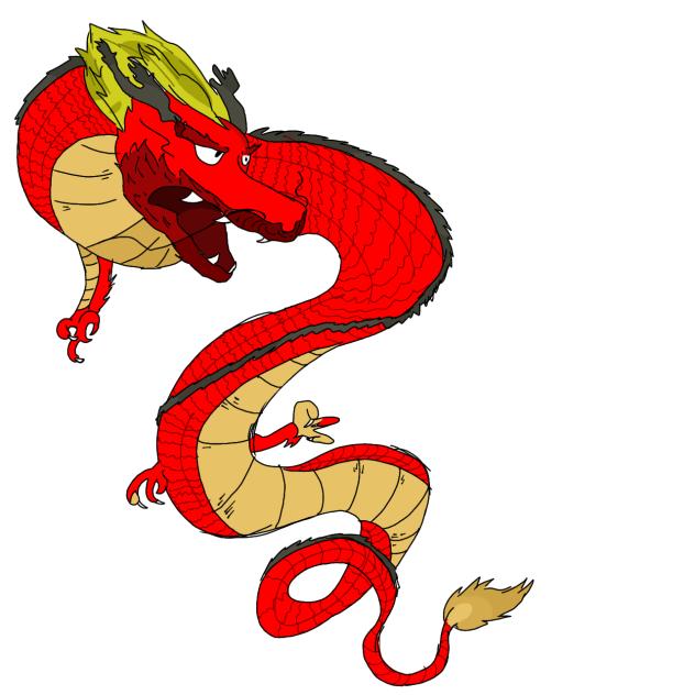 dragon trying it for contest