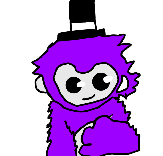 Gorilla tag art of Monker