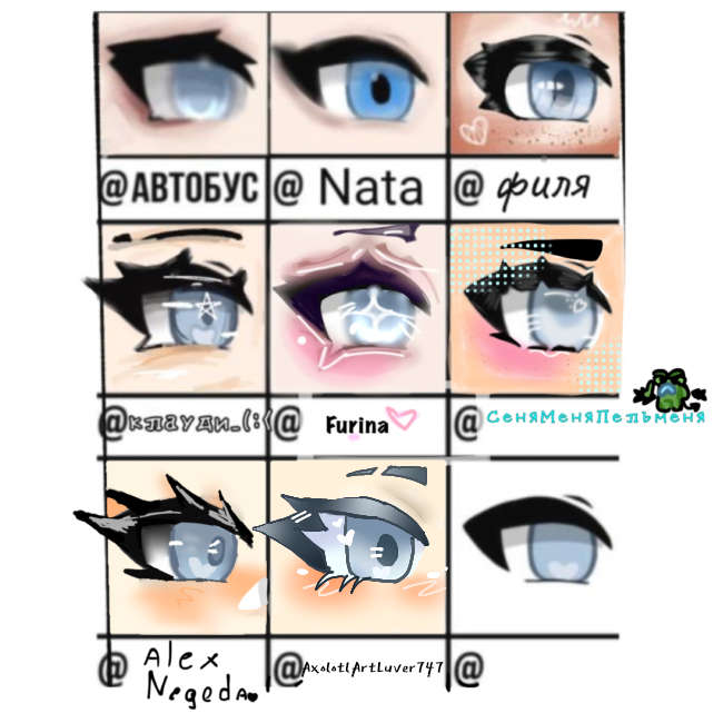 1 base 9 artists collab! - ibisPaint
