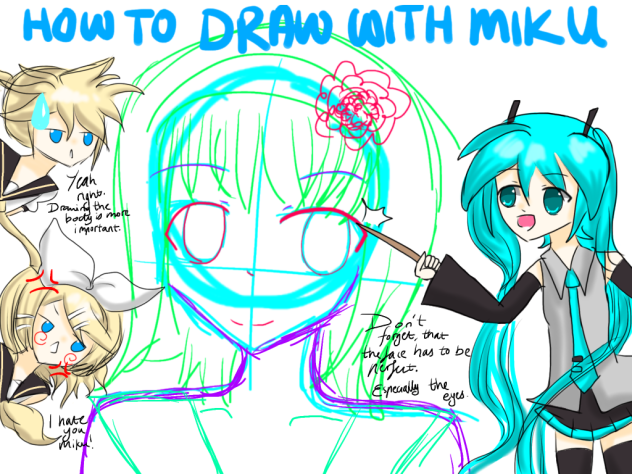 How to Draw With Miku 2