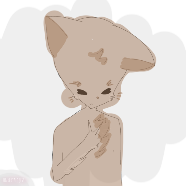 Trying to draw a furry-