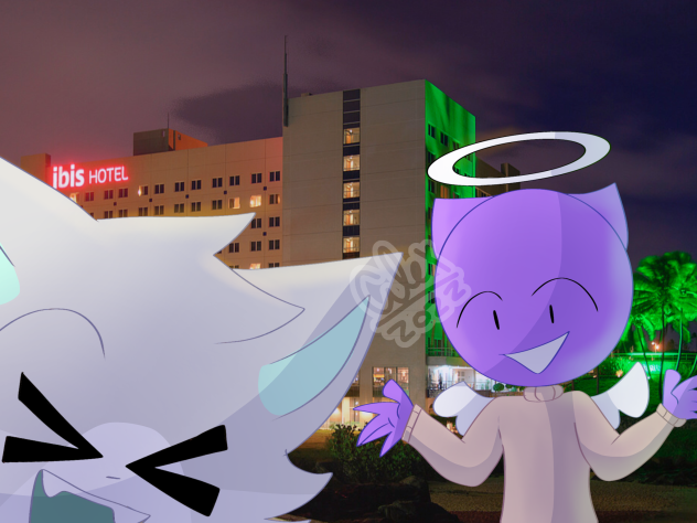 Me and N30 going to Ibis Paint’s hotel