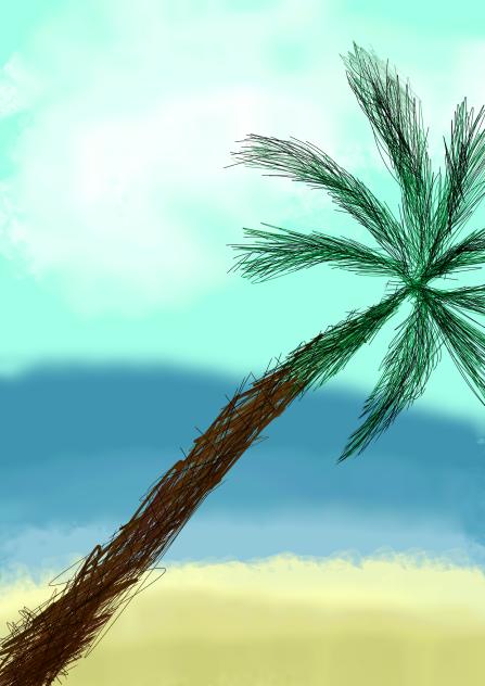 palm tree - ibisPaint