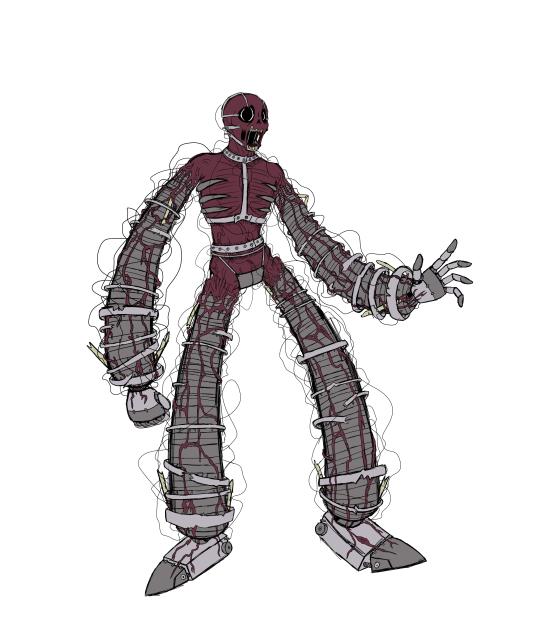 Stitchtrap Endo-Corpse colored🧟‍♂️🤖🐰🦾🦿💜