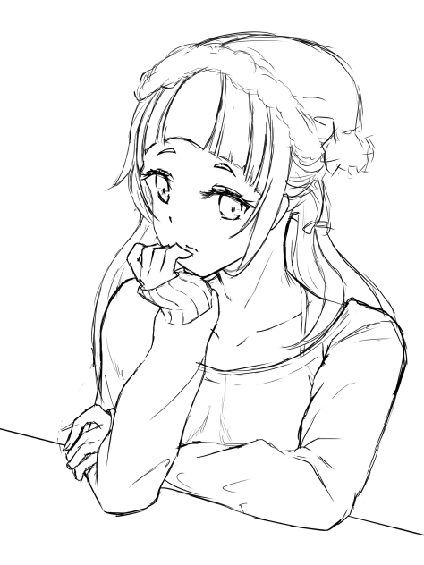 【線画】クリスマスデート