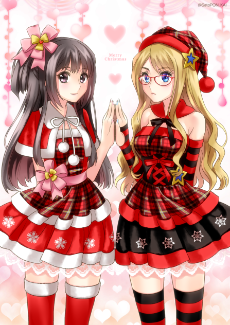 双子妹サンタ娘