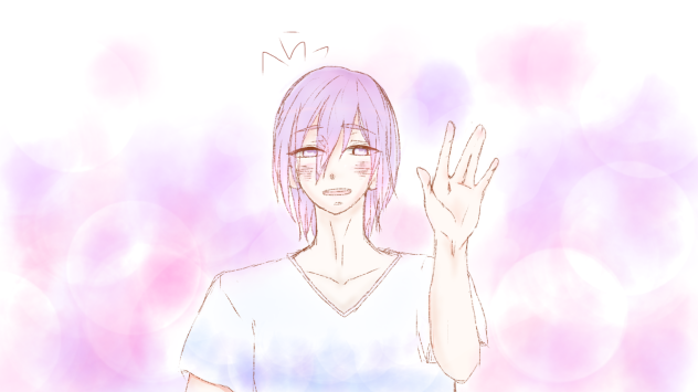 へらへら笑うむっくん天使