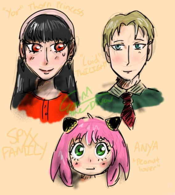 Spyxfamily doodles