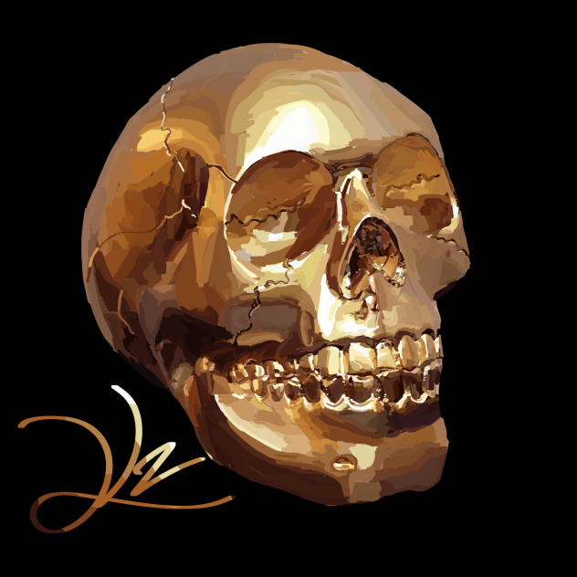 Gold Skull