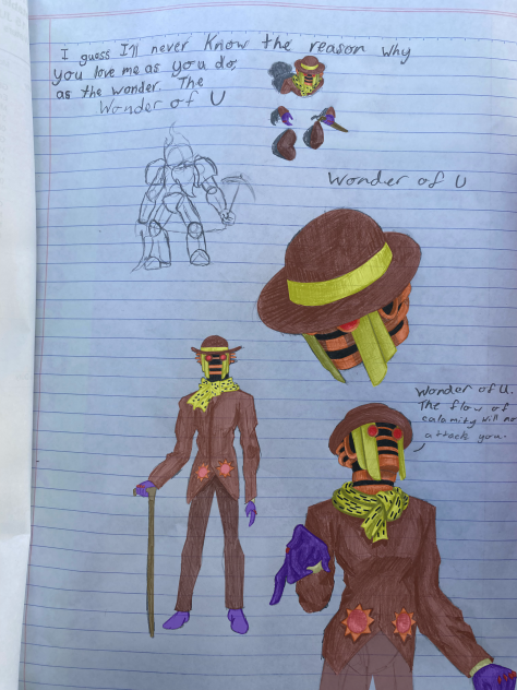 Some sketches of Wonder of U (coloured)