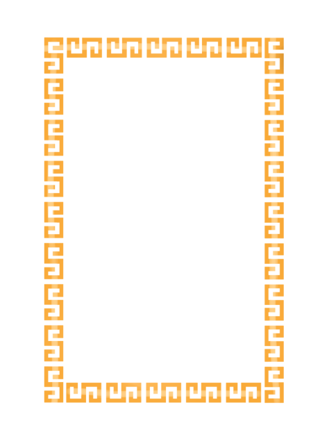 chinese frame (gold)