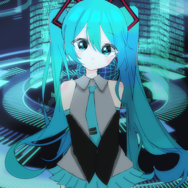 初音ミク　もいっかい塗った！