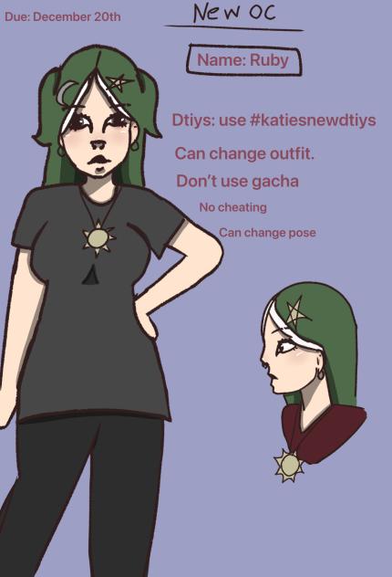 I’m doing a dtiys and I need people
