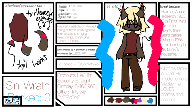 Otis oc sheet