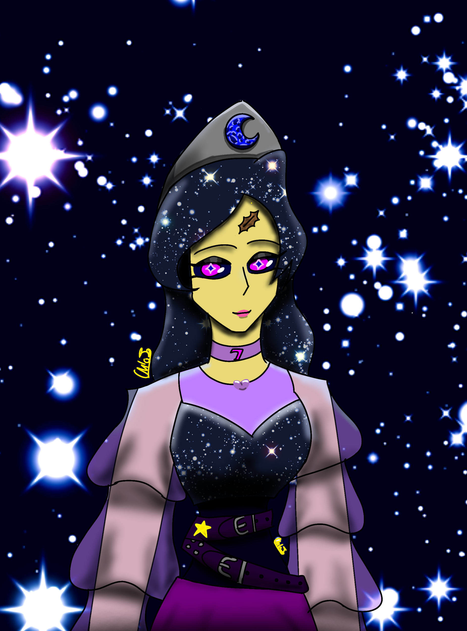 Marcy the moon lady - ibisPaint