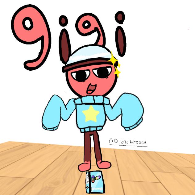 gigi found a dand-aid!