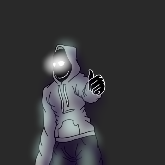 Testing my new pencil .