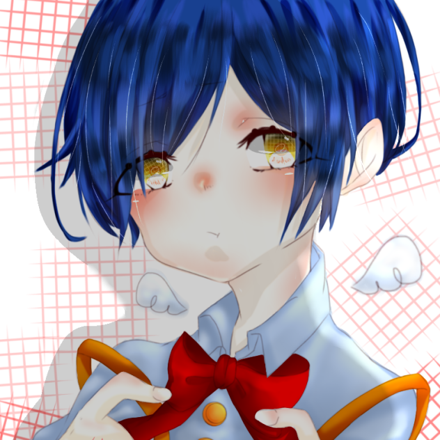 線画がお借りしました(天使君)