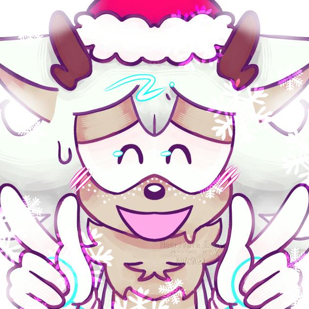 Deer Silver Christmas pfp- 鹿シルバークリスマスpfp