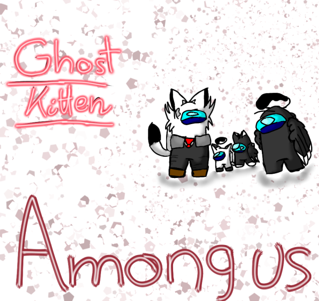 Among us Ghost Kitten
