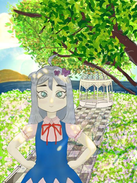 Silver in Garden