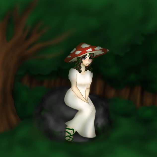Mushroom girl