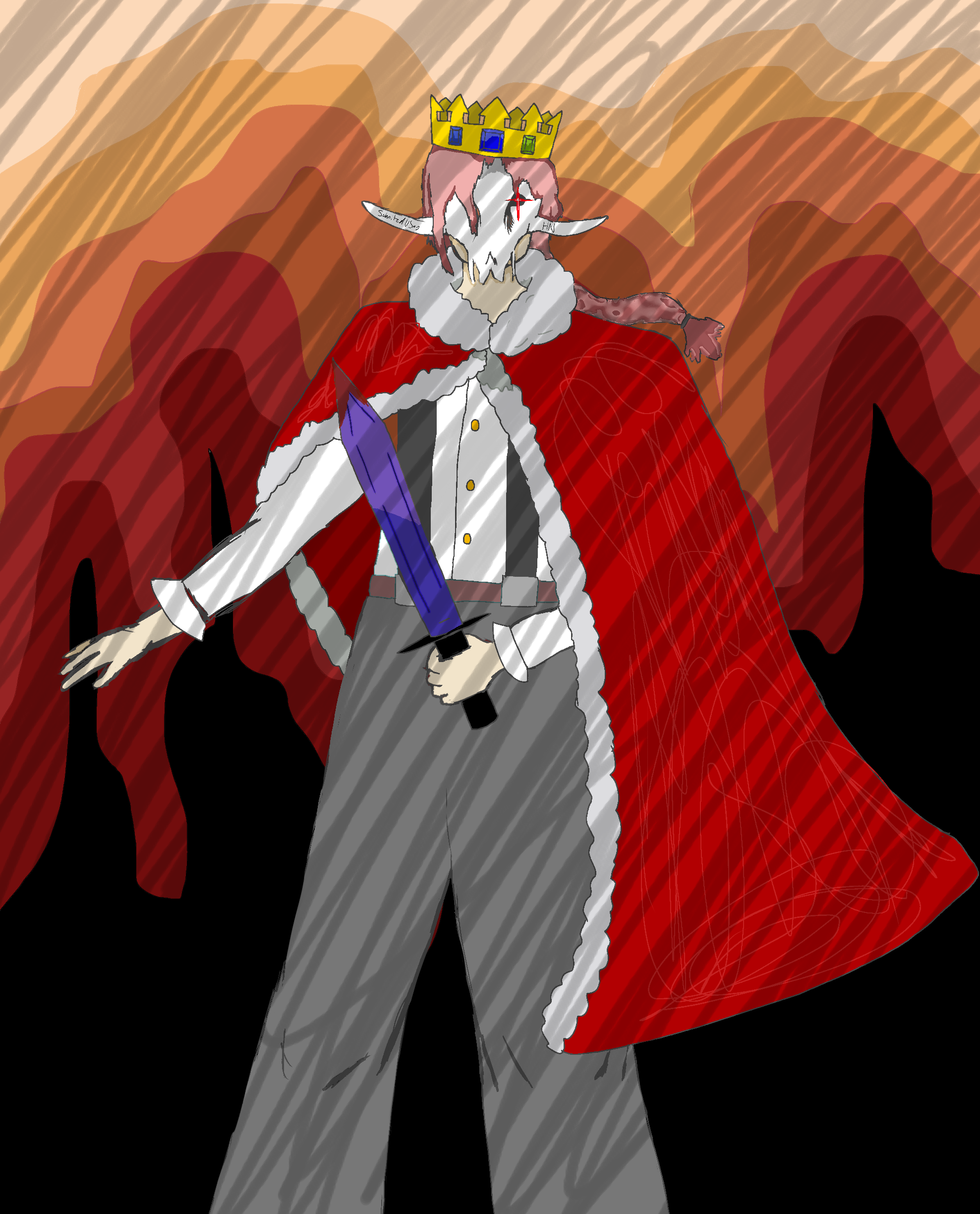 Technoblade be fire - ibisPaint