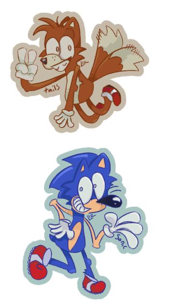 Sonic stickers
