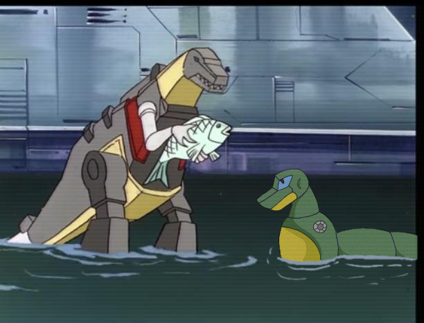 Snake in da water! -reupload-