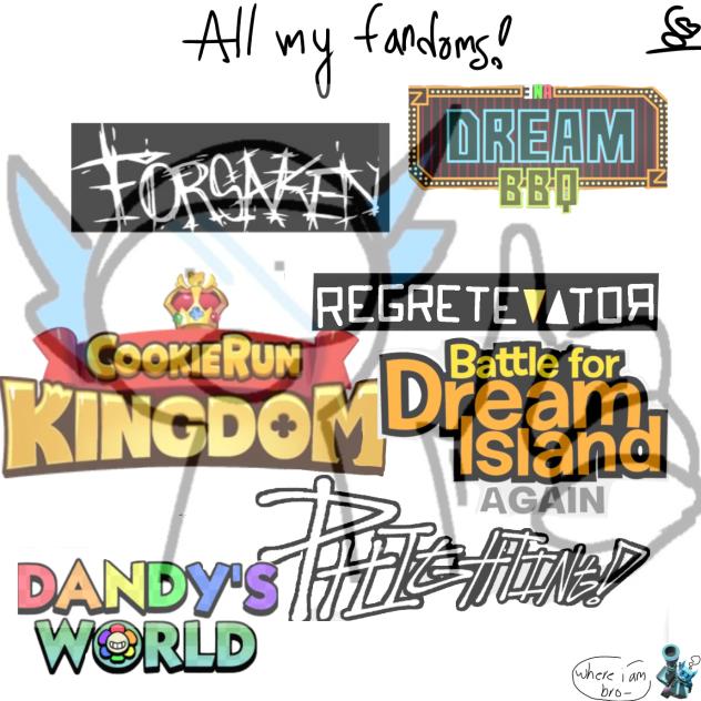 all my fandoms