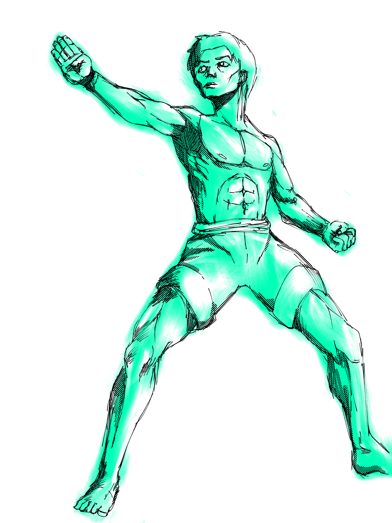 More anatomy practice for my manga - ibisPaint