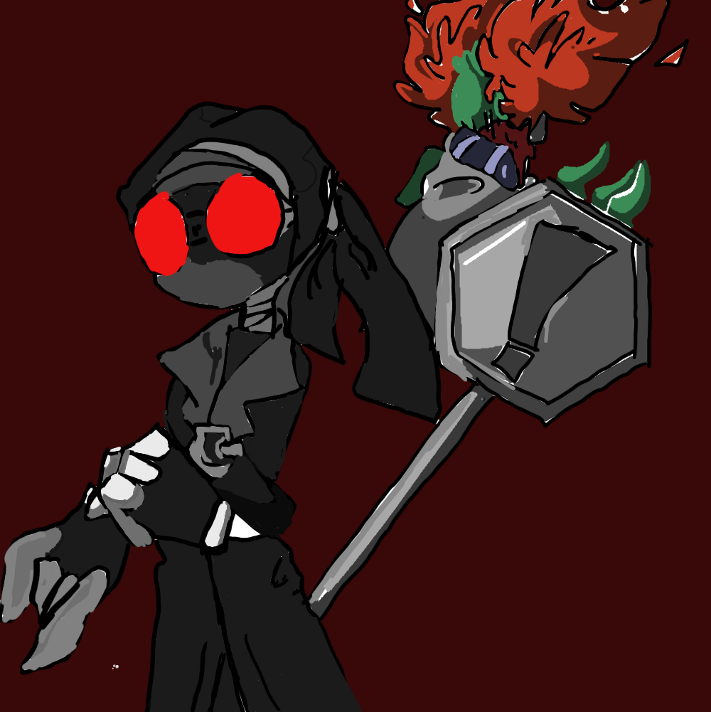 tricky and hank - ibisPaint