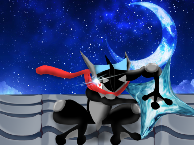 ゲッコウガ 色違い - ibisPaint