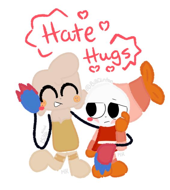 Hatehugs doodle