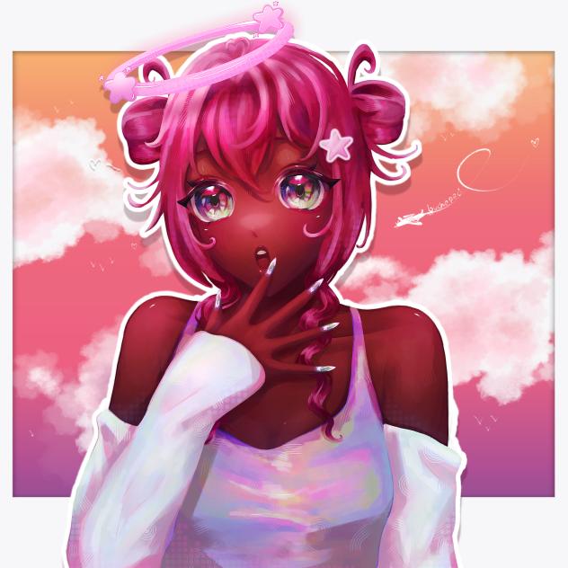 pink girl! (◍•ᴗ•◍)