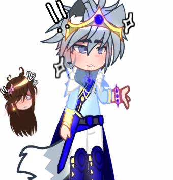 Carter in his royal outfit