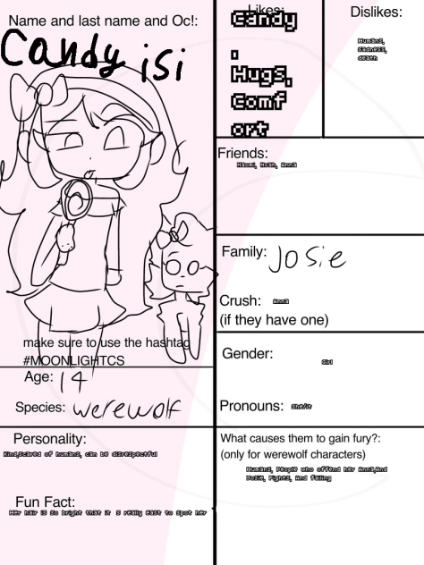 Sign up sheet for moonlight - ibisPaint