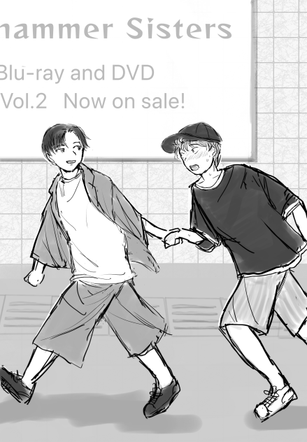 らくがき　涼太&樹の初デート(？)  創作BL.2024.06.17-16.47