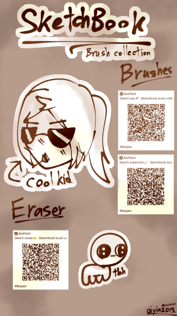 Sketchbook brush collection📒 - oiyin2013