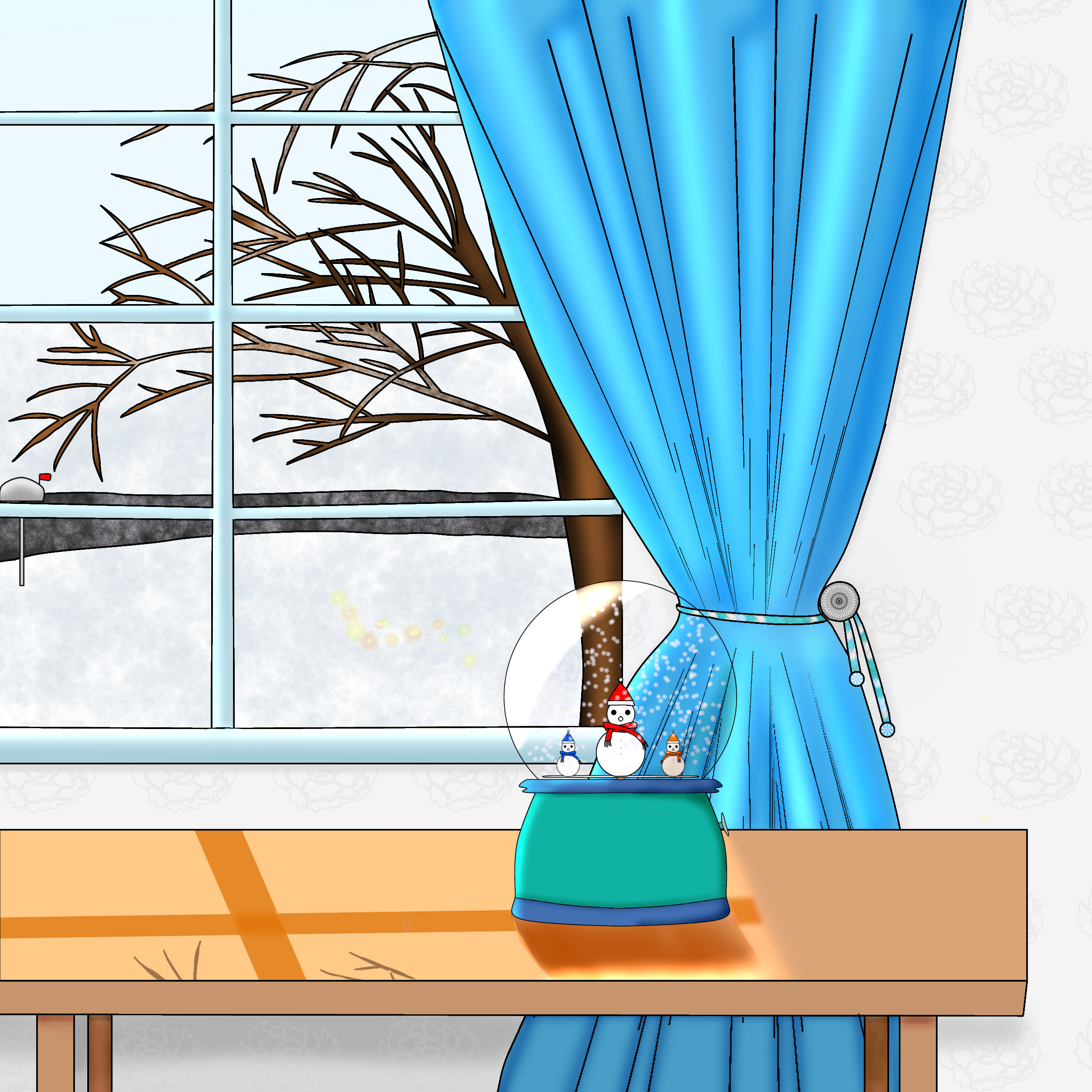 Day in winter - ibisPaint