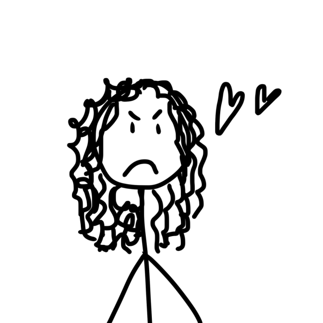 Silly drawing of my mom 🍄