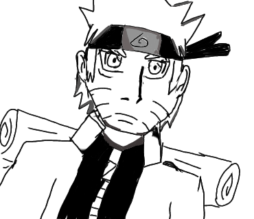 Naruto sage mode manga style