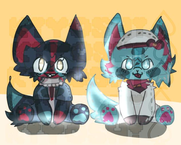 cosMo and yami as MARKET PLUSHIESSS