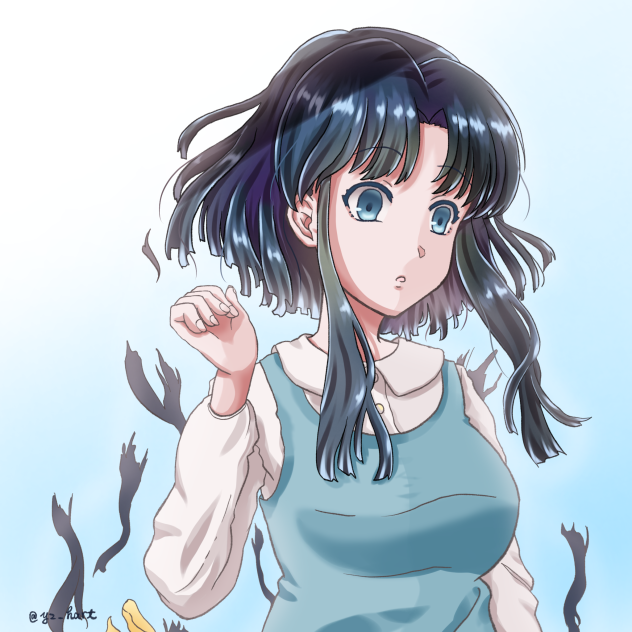 髪を切られたあかね