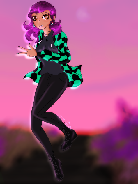 can't handle my tanjiro fit